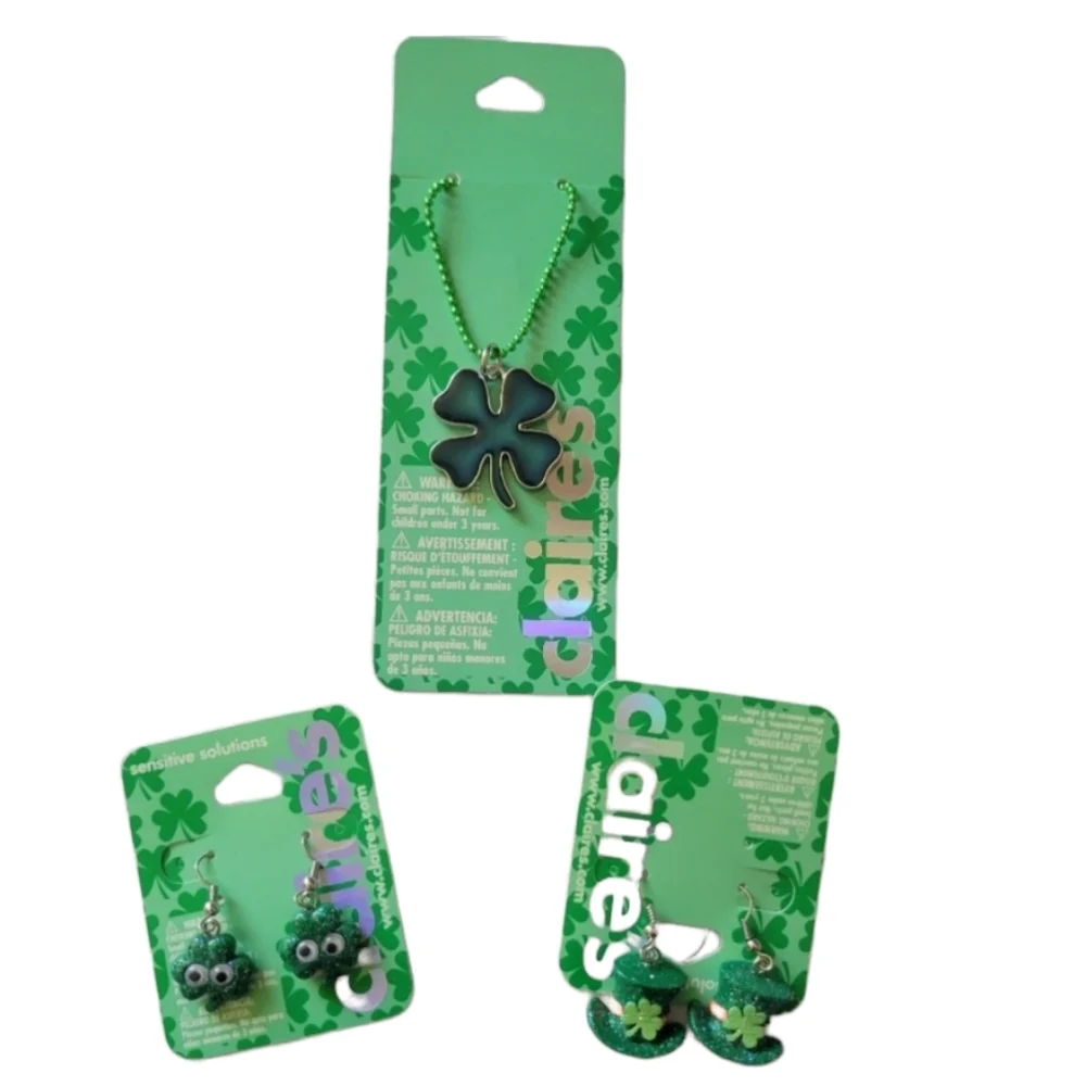 Claire's Necklace and Earrings Set